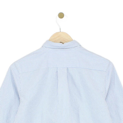 Womens Striped Shirt Button Up Long Sleeve