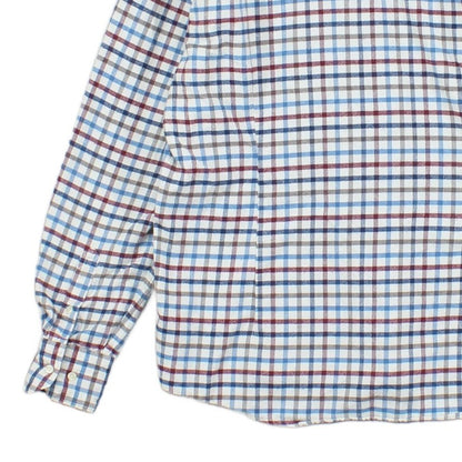Mens Plaid Shirt Long Sleeve Tailored