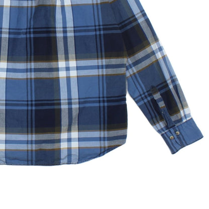 Mens Plaid Shirt Long Sleeve Button Up