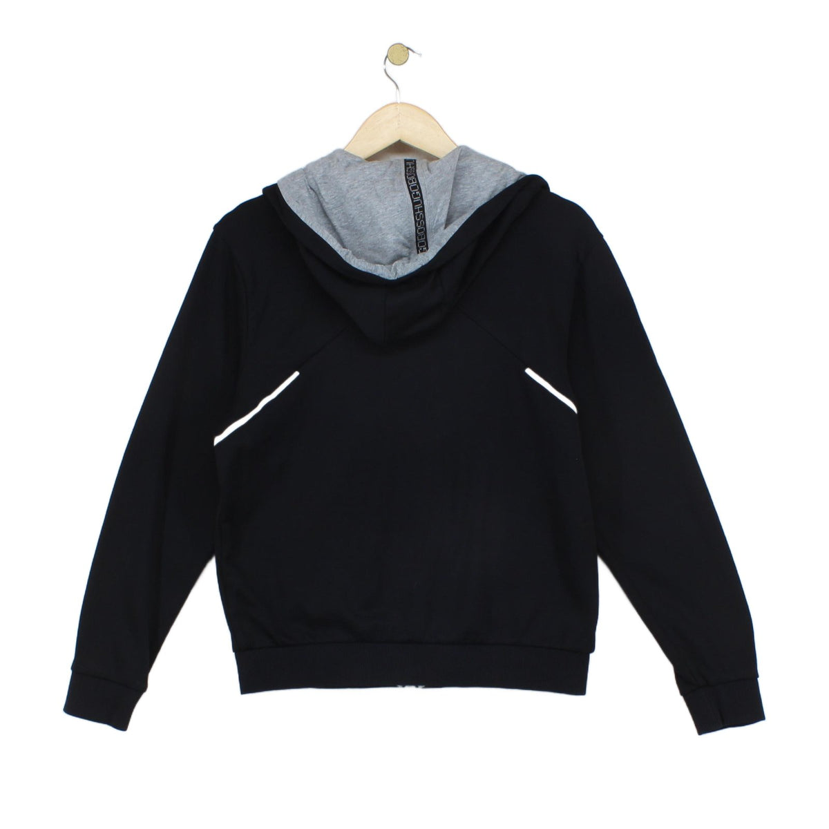 Mens Hoodie Regular Fit Full Zip Logo