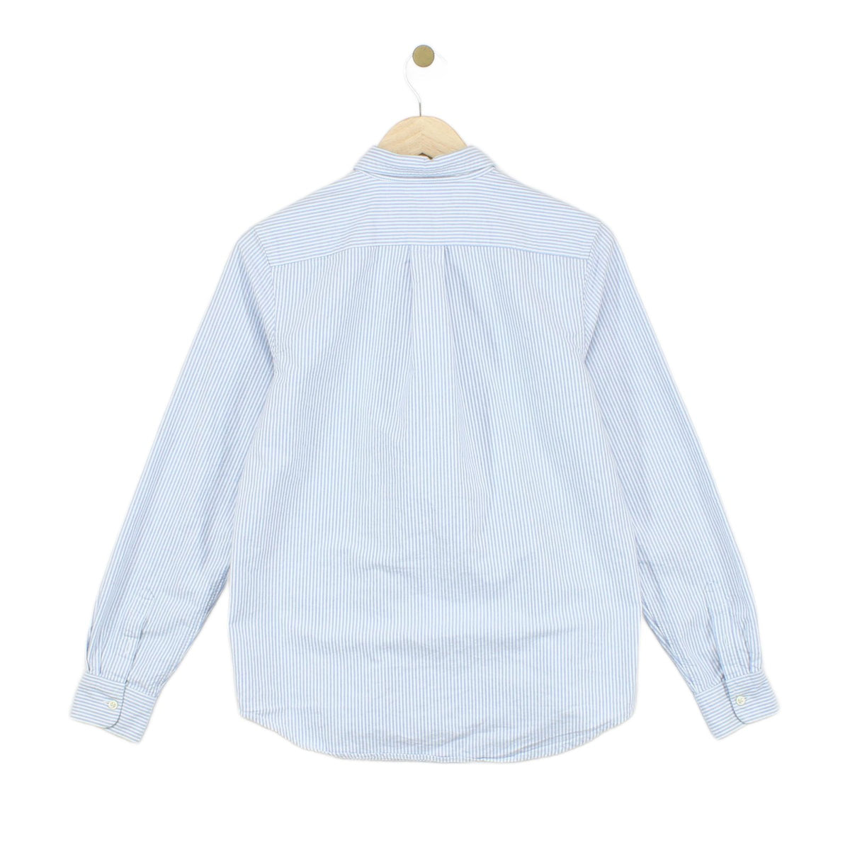 Womens Striped Shirt Button Up Long Sleeve