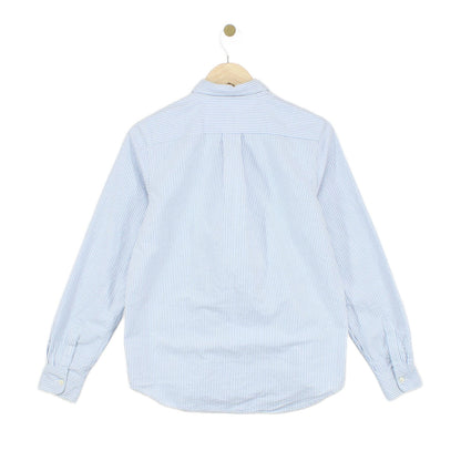 Womens Striped Shirt Button Up Long Sleeve