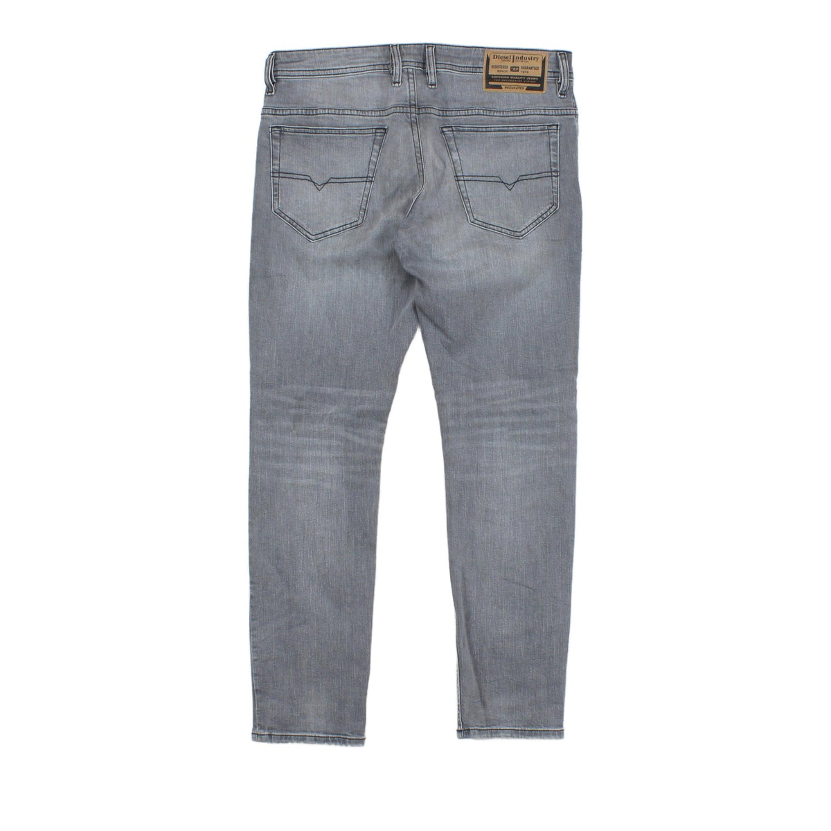 Mens Jeans Zip Fly Slim Fit Stretch