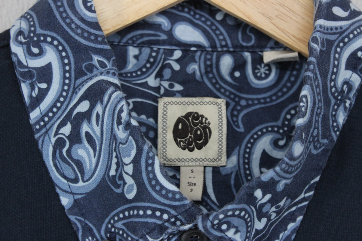 Mens Paisley Polo Shirt Made In Portugal Casual