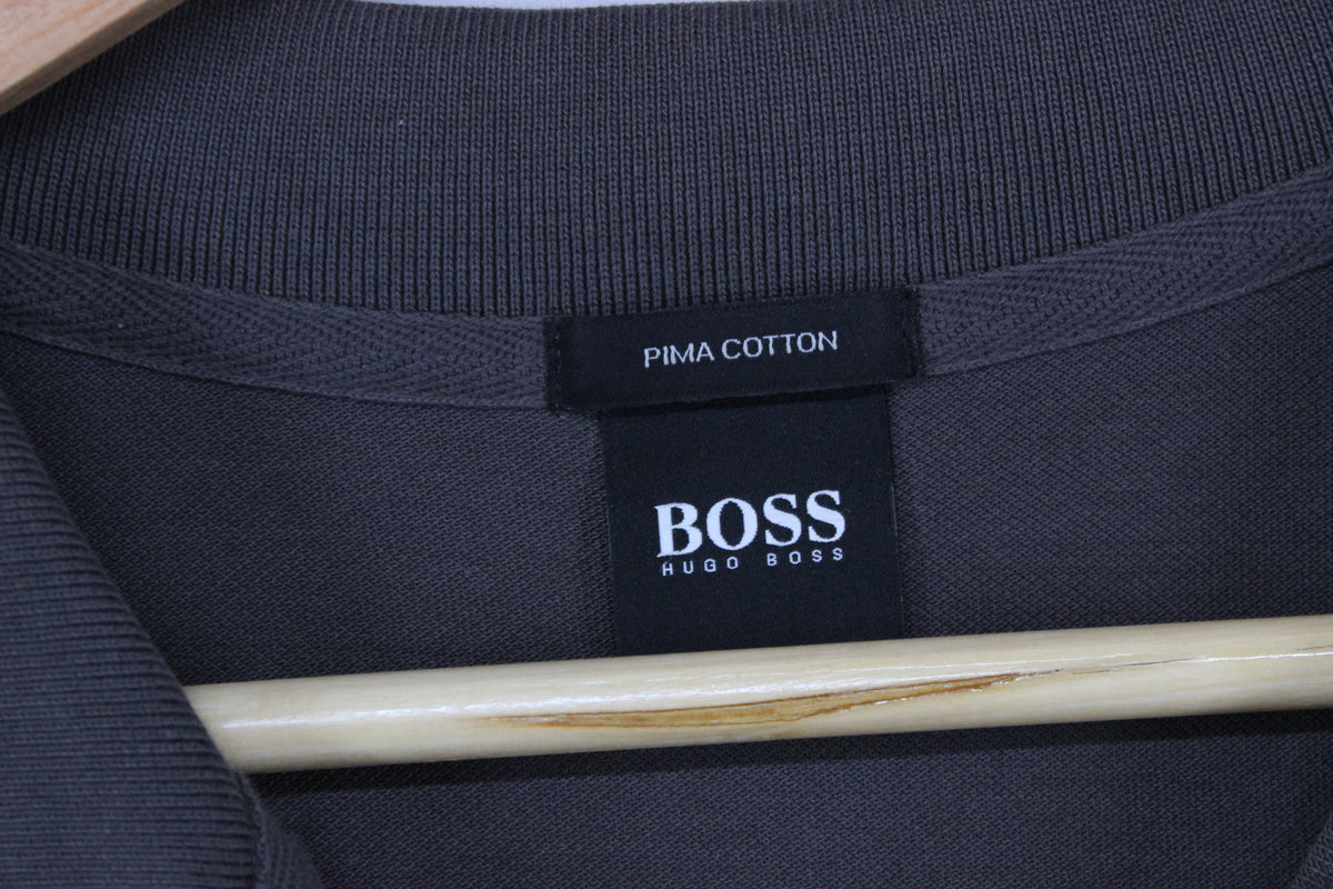 Mens Polo Shirt Collared Short Sleeve Pima Cotton