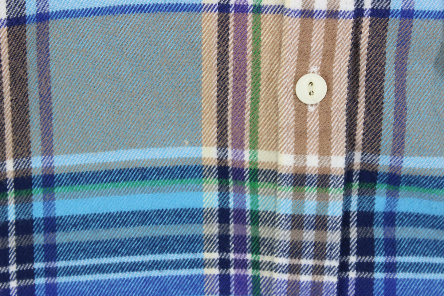 Mens Flannel Plaid Shirt Long Sleeve Button Up