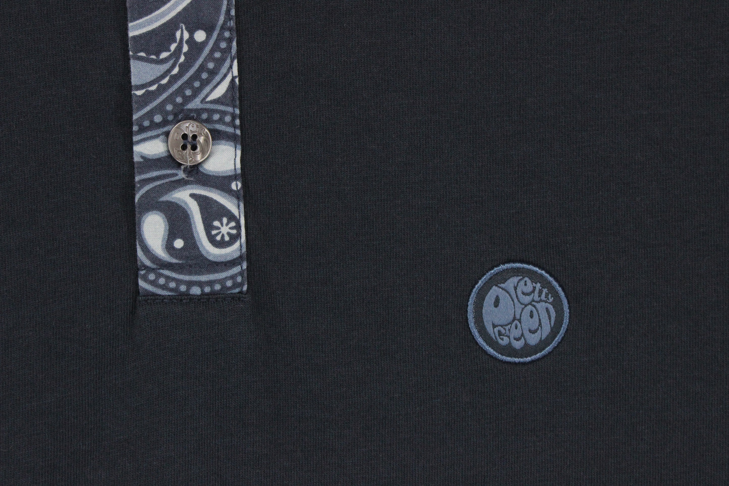 Mens Paisley Polo Shirt Made In Portugal Casual