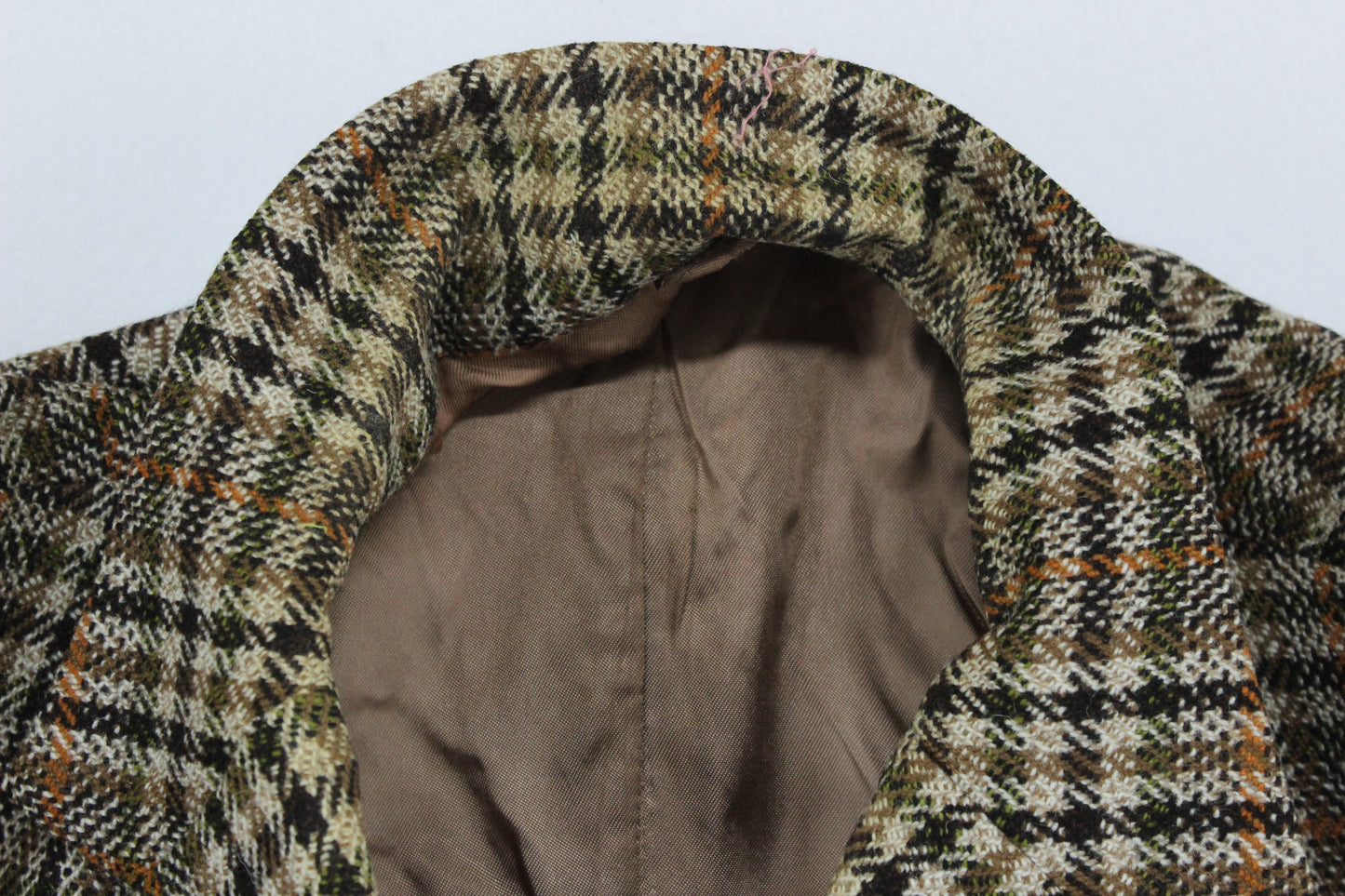 Mens Scotch Tweed Blazer Plaid Formal
