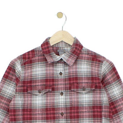 Womens Plaid Shirt Long Sleeve Check