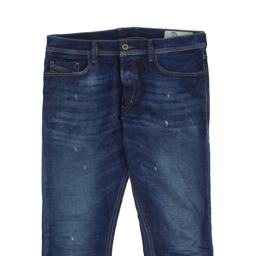Mens Tepphar Jeans Carrot Fit Button Fly Slim