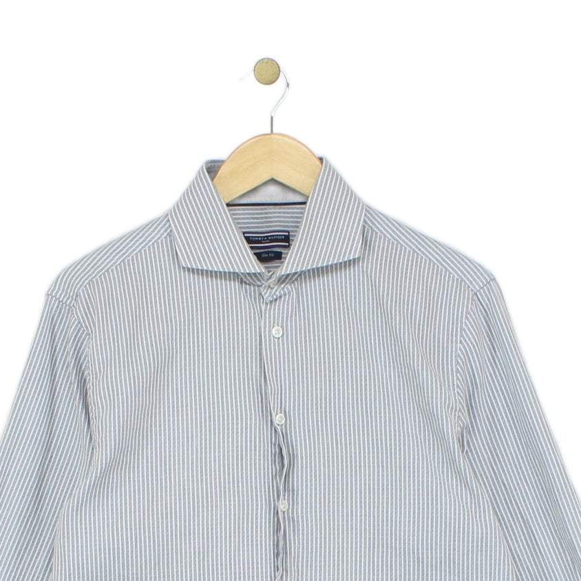 Mens Striped Shirt Slim Fit