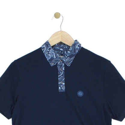 Mens Paisley Polo Shirt Made In Portugal Casual