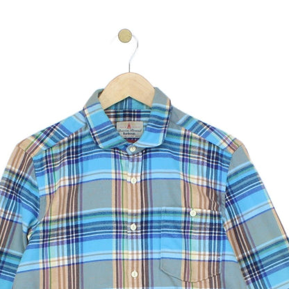 Mens Flannel Plaid Shirt Long Sleeve Button Up