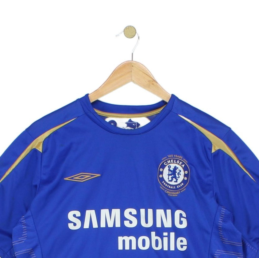 Mens Chelsea 2005-06 Football Shirt Lampard Centenary