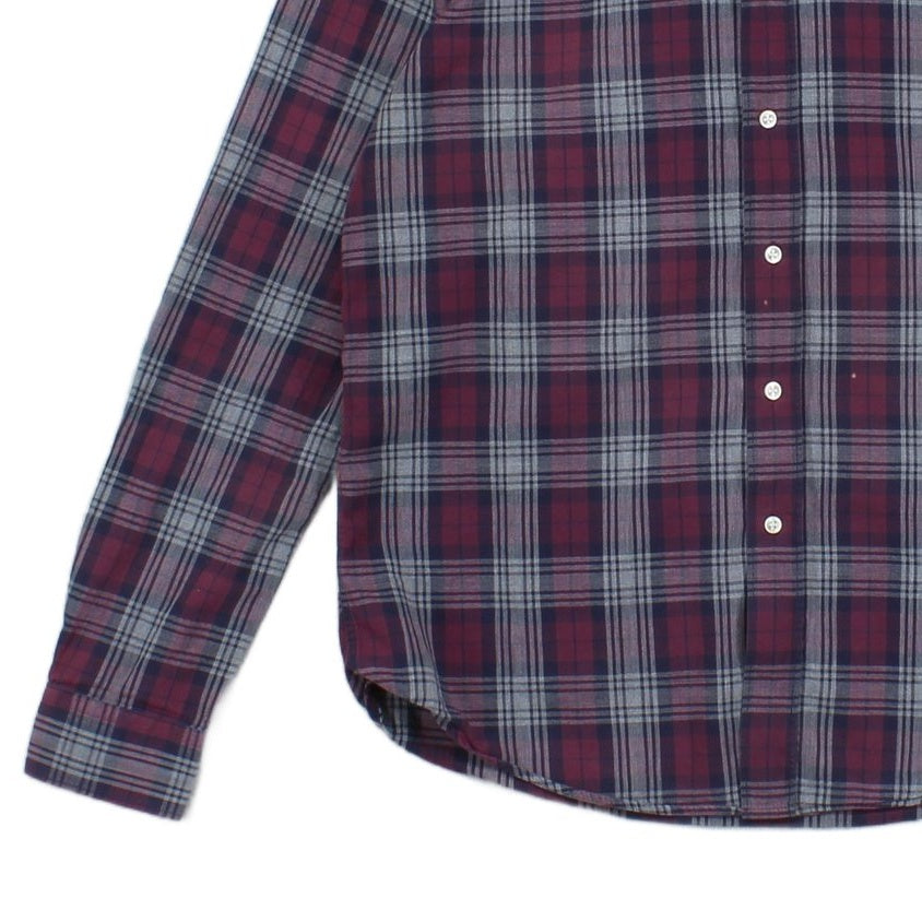 Mens Plaid Shirt Button Up