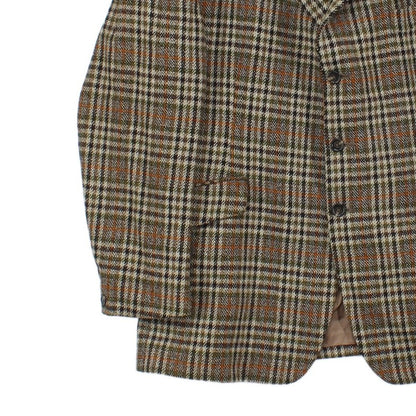 Mens Scotch Tweed Blazer Plaid Formal