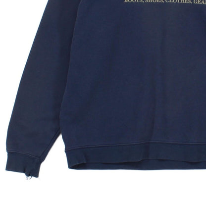 Mens Spell Out Sweatshirt Oversized Logo