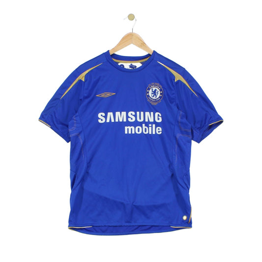 Mens Chelsea 2005-06 Football Shirt Lampard Centenary