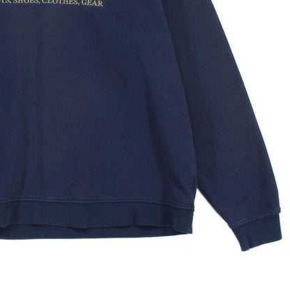 Mens Spell Out Sweatshirt Oversized Logo