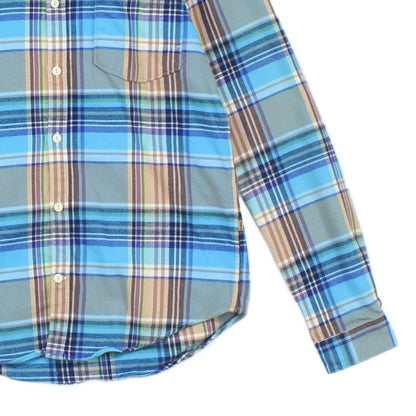 Mens Flannel Plaid Shirt Long Sleeve Button Up
