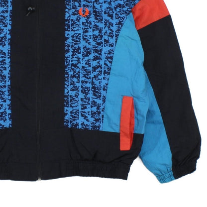 Mens Track Jacket Abstract Full Zip