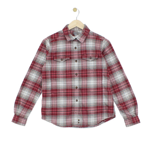 Womens Plaid Shirt Long Sleeve Check