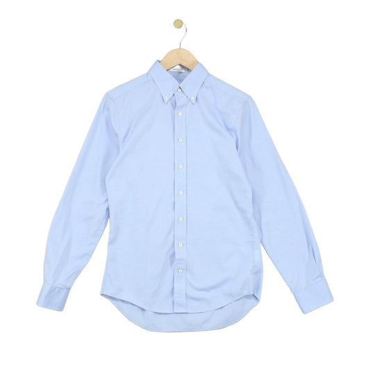 Mens Shirt Button Up Long Sleeve Fitted