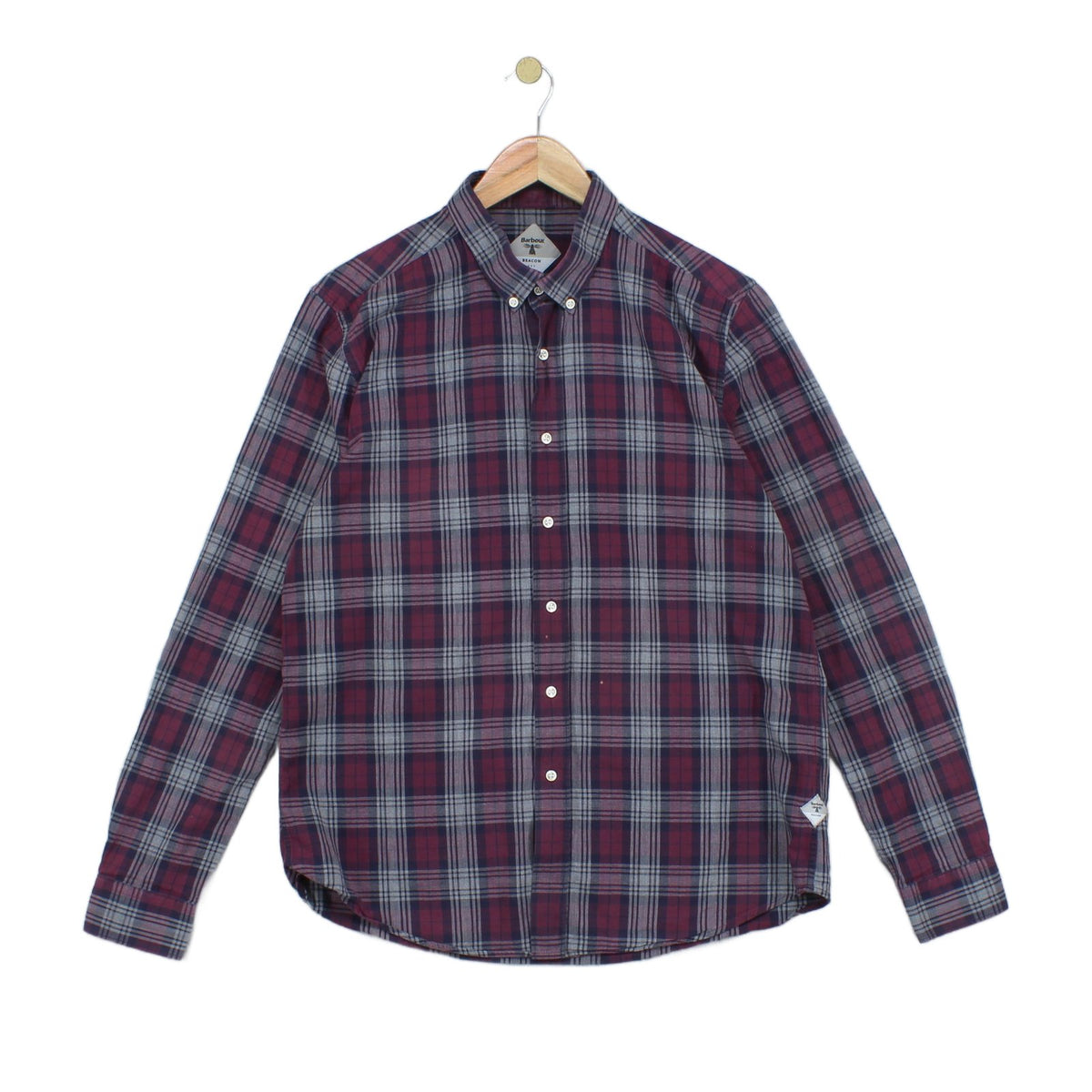 Mens Plaid Shirt Button Up