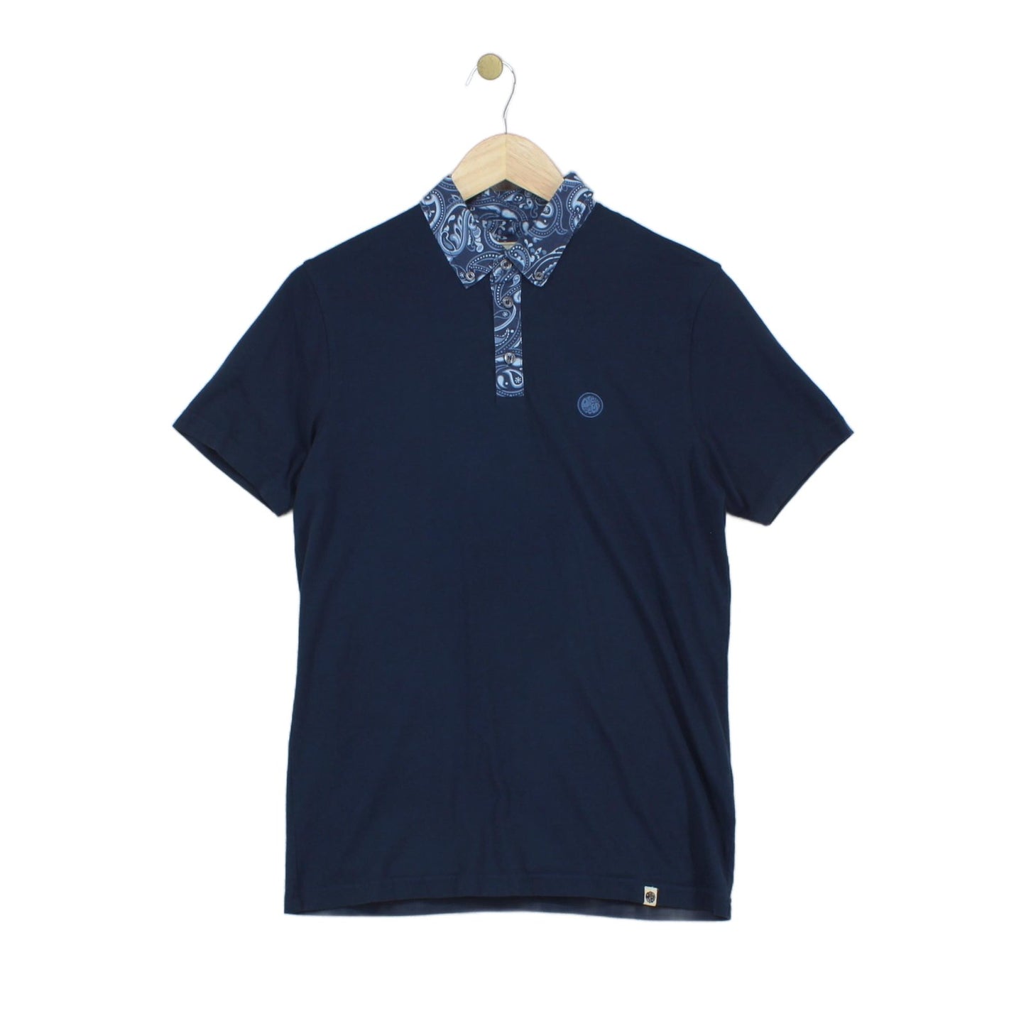 Mens Paisley Polo Shirt Made In Portugal Casual