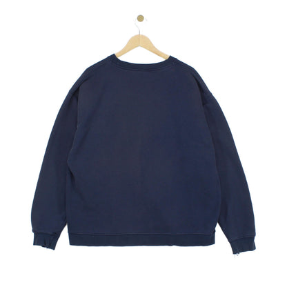 Mens Spell Out Sweatshirt Oversized Logo