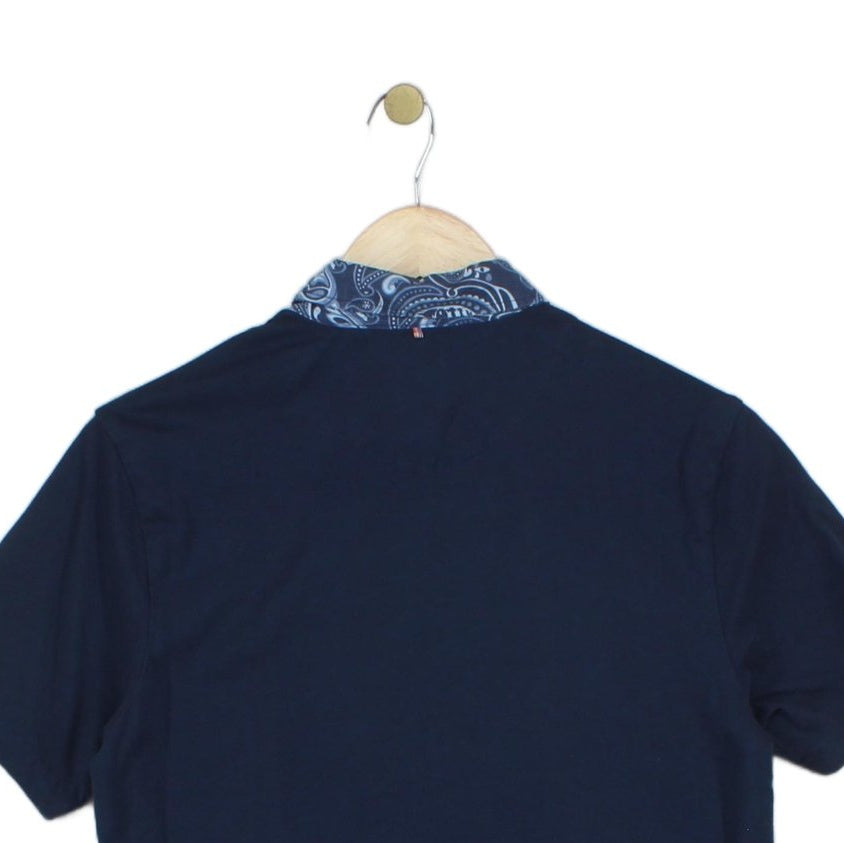 Mens Paisley Polo Shirt Made In Portugal Casual