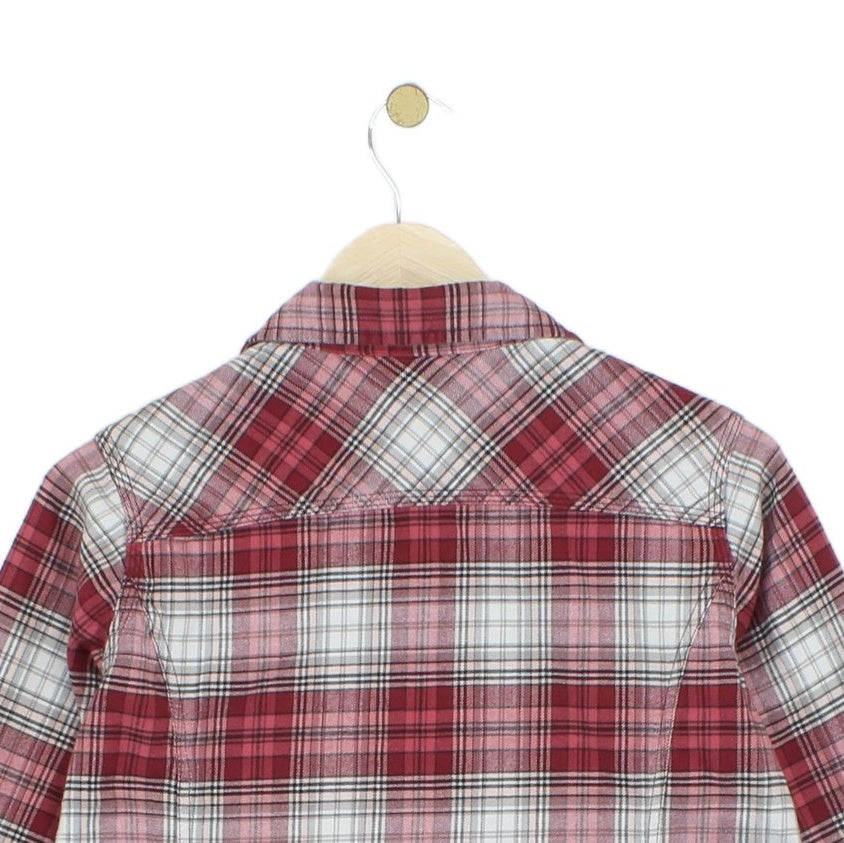 Womens Plaid Shirt Long Sleeve Check