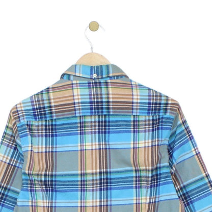 Mens Flannel Plaid Shirt Long Sleeve Button Up