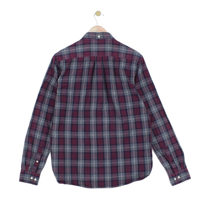 Mens Plaid Shirt Button Up