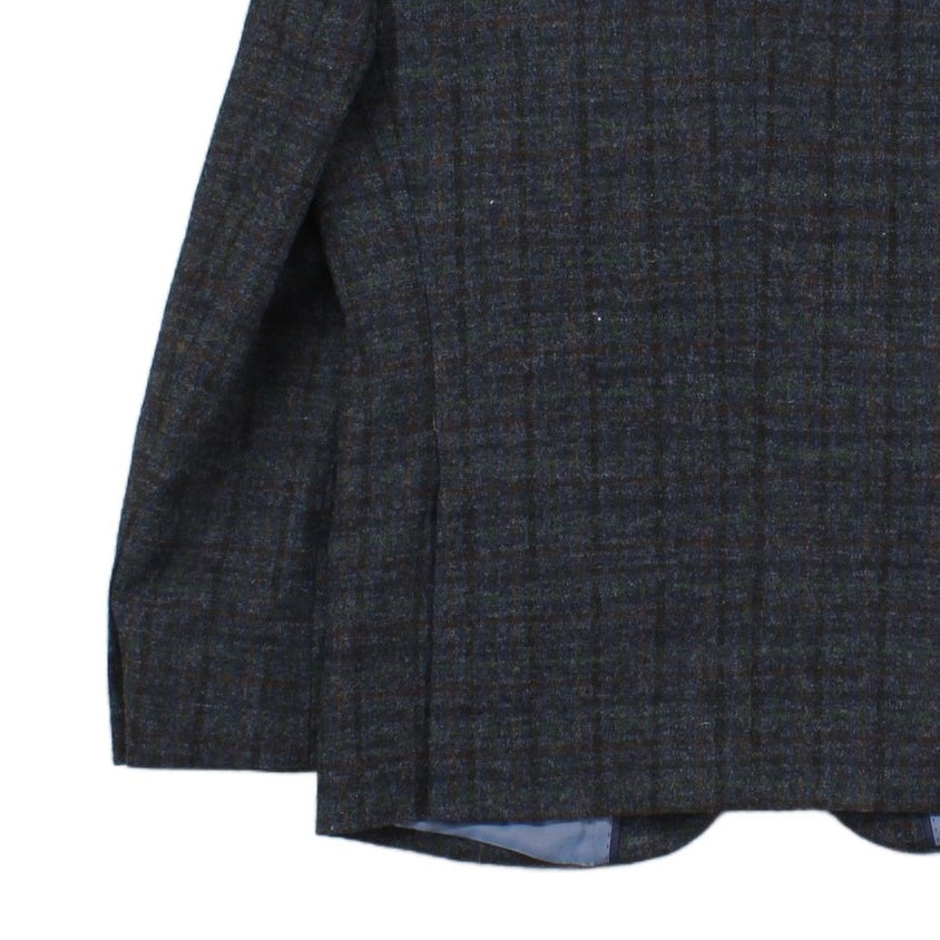 Mens Tweed Blazer Check Tailored Formal