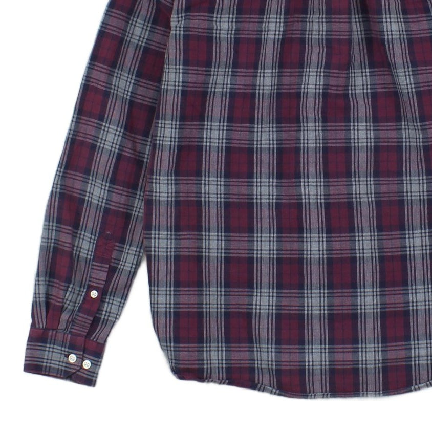 Mens Plaid Shirt Button Up