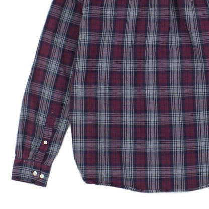 Mens Plaid Shirt Button Up