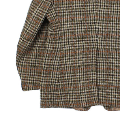Mens Scotch Tweed Blazer Plaid Formal