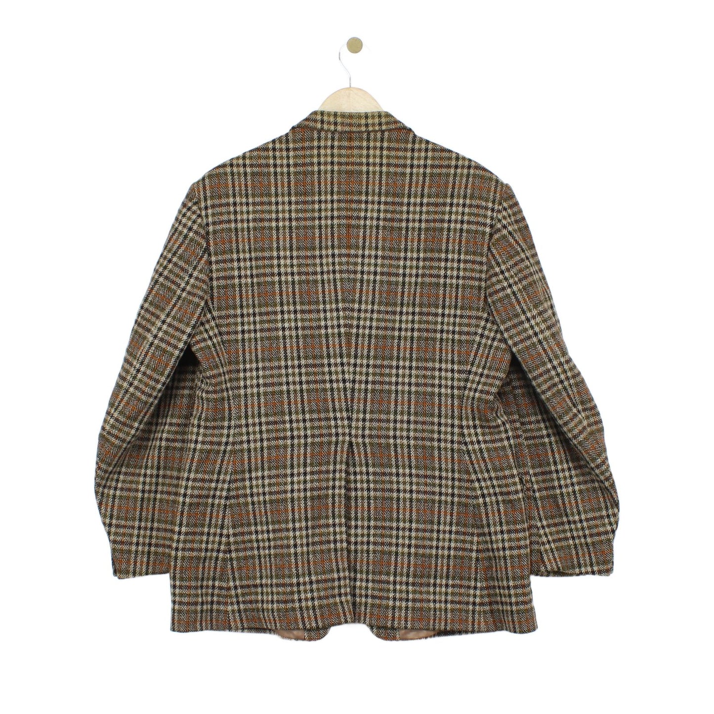 Mens Scotch Tweed Blazer Plaid Formal