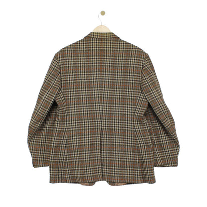 Mens Scotch Tweed Blazer Plaid Formal