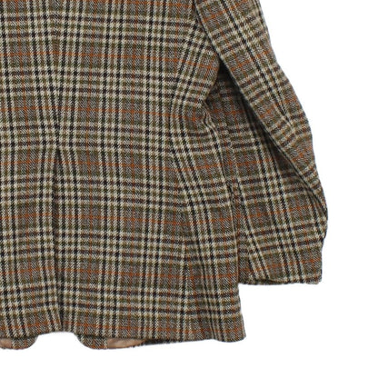 Mens Scotch Tweed Blazer Plaid Formal