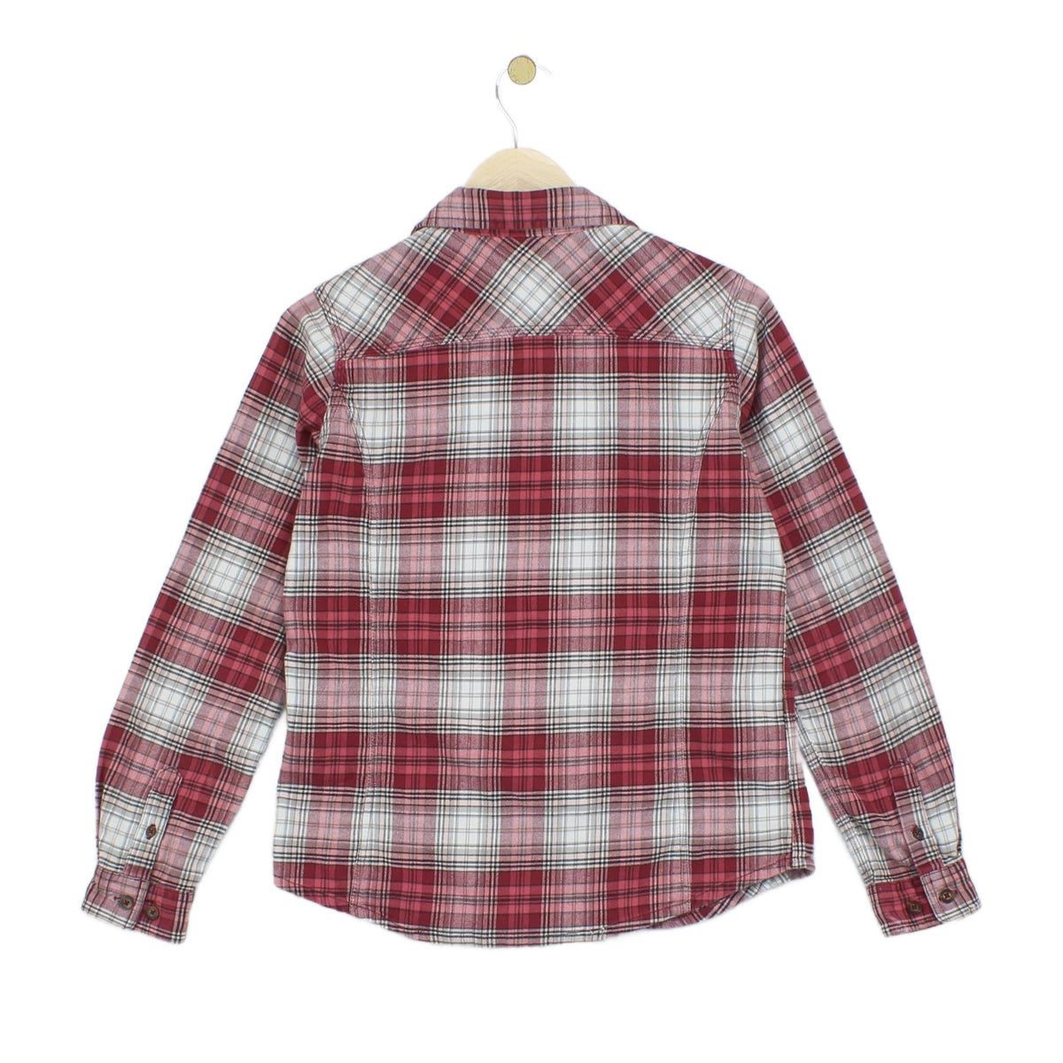 Womens Plaid Shirt Long Sleeve Check