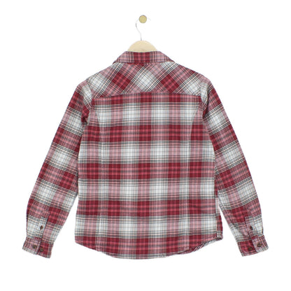 Womens Plaid Shirt Long Sleeve Check