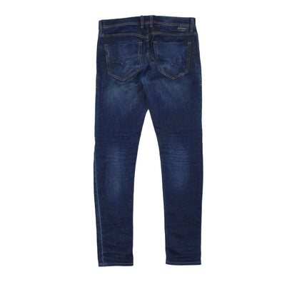 Mens Tepphar Jeans Carrot Fit Button Fly Slim