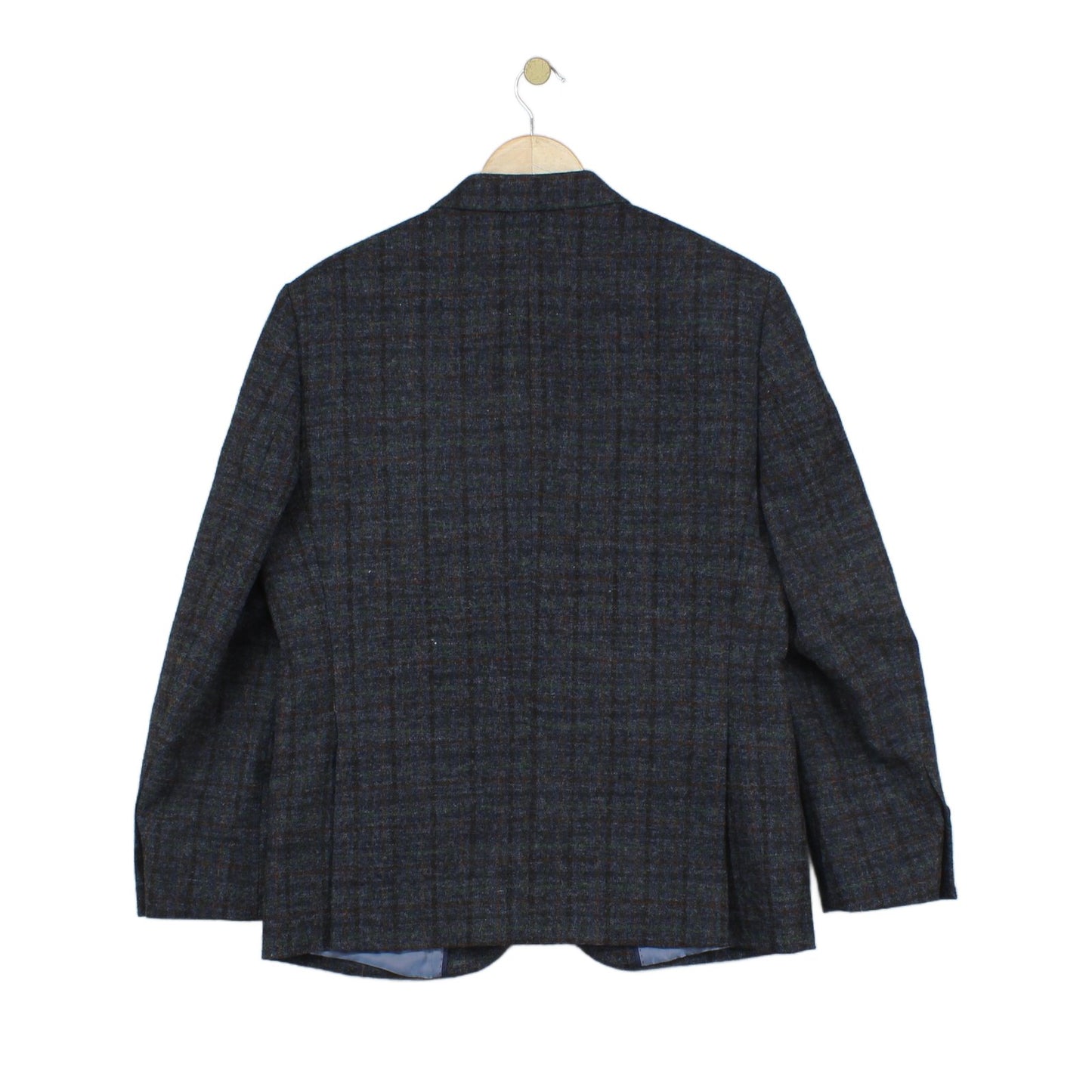 Mens Tweed Blazer Check Tailored Formal