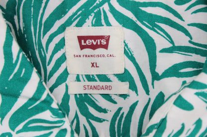 Mens Patterned Shirt Tropical Button Down