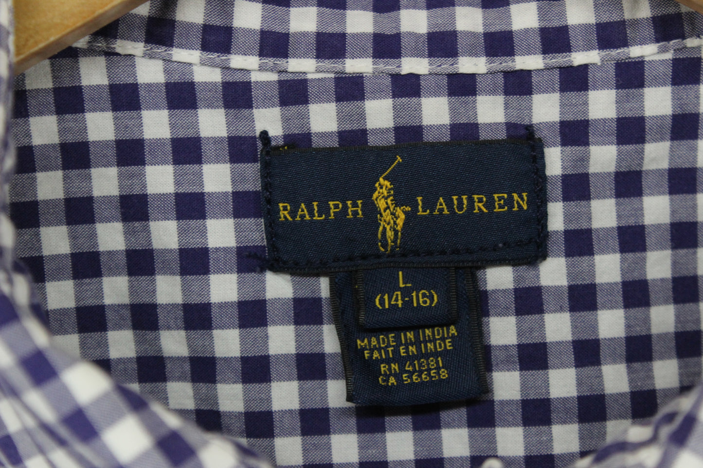 Boys Check Shirt Button Down Long Sleeve