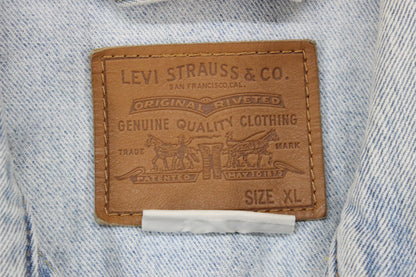 Mens Denim Jacket Trucker Cotton