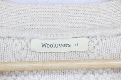 Womens Cardigan Cable Knit Button Wool