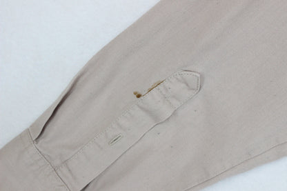 Mens Workwear Shirt Long Sleeve Button Up Safari